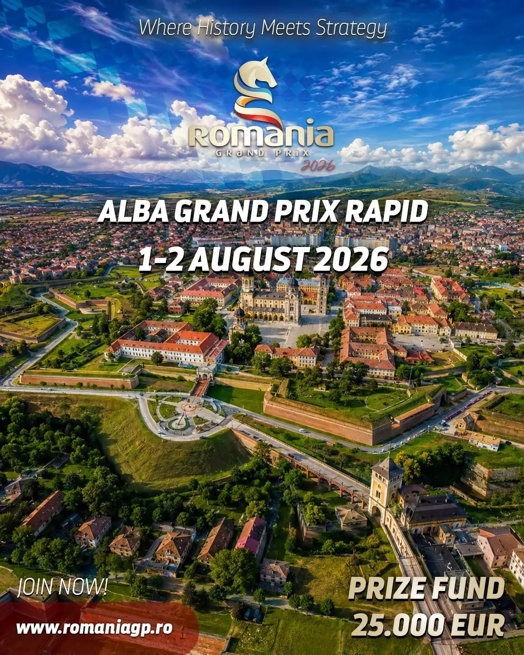 Alba Grand Prix 2026 — Openul Internațional de Șah Rapid, Alba Iulia
