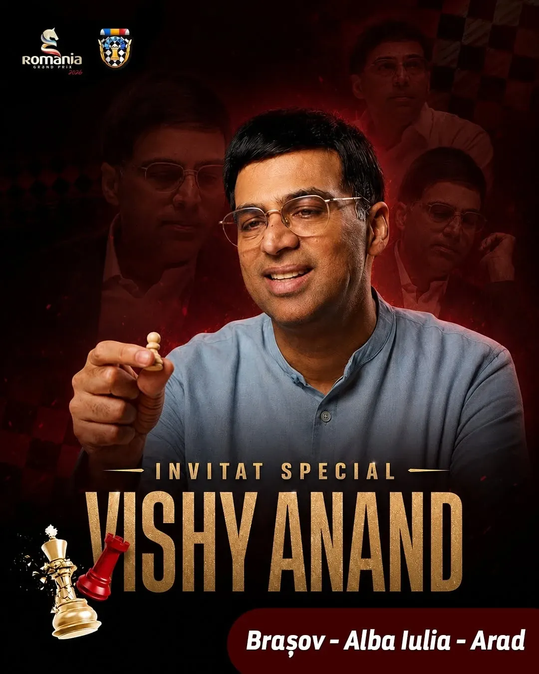 Viswanathan Anand, invitat de seamă la Alba Grand Prix 2026